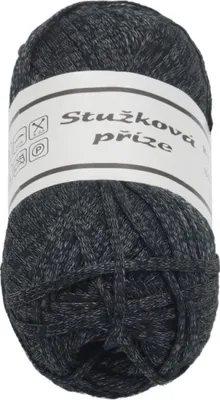 Zdjęcie produktu dla Przędza STUŽKOVÁ - 50 g / 109 m - czarna