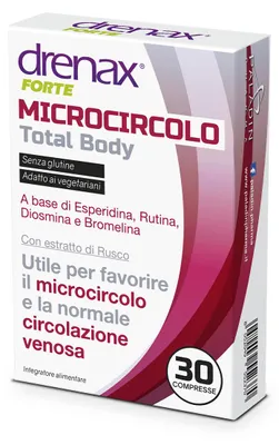 Imagen del producto de Drenax Forte: Microcirculación Total, 30 Compresas