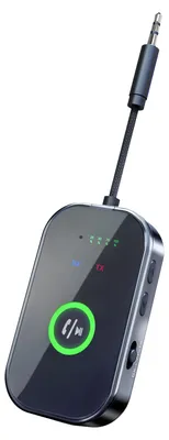 Obrázek produktu pro Přenosník a přijímač Bluetooth 6.0, bezdrátový audio adaptér pro televizi, letadlo, bezdrátová sluchátka, autorádio a domácí stereo