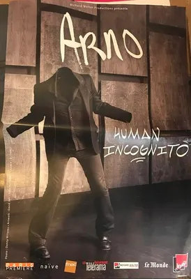 Obrázok produktu pre ARNO - Human Incongnito - PLAGÁT - 40x60 cm