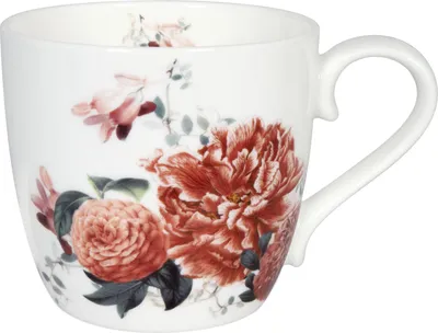 Image de Könitz Mug Gardening - Red Peony, Tasse, Mug à café, Bone China, Coloré, 425 ml, 11 2 057 2669