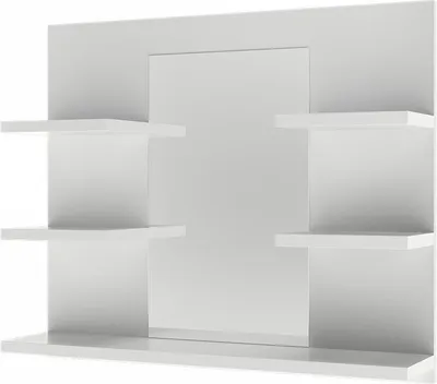 Produktbild von Vicco Badspiegelschrank Wilbur, 58.8 x 50 cm mit Regalen, Weiß