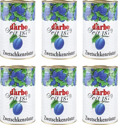 Produktbild von ZWETSCHKEN-RÖSTER 6x 4,3kg Dose Fruchtdessert original von DARBO