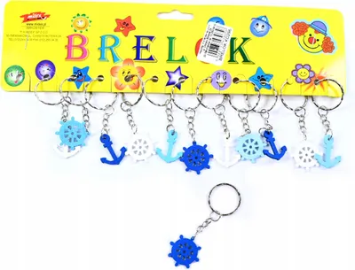 Produktbild von Maritimer Schlüsselanhänger Set 12 Stück - Segler Anhänger Anker Steuerrad - Gastgeschenk