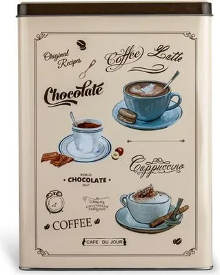 Produktbild von Dose "Café Du Jour" Plechkasten 18X10X25Cm