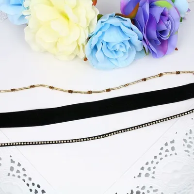Image de Flamenco Mystique Náhrdelník Choker Boho Festival N527, Obecné Kovy, Délka 30+8 cm, Bez Niklu a Chromu