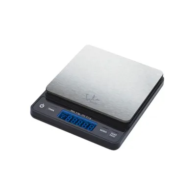 Obrázok produktu pre JATA Mod. 773, Elektronická kuchynská váha, 3 kg, 0,1 g, Čierna, Strieborná, Na pracovnú dosku, Obdĺžnik