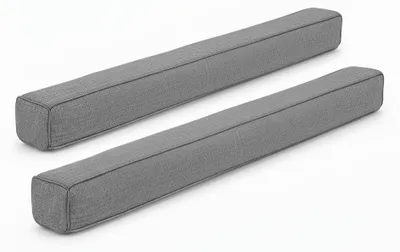 Produktbild von Beautissu 2er Set Zugluftstopper für Türen 100cm Levante, Grau