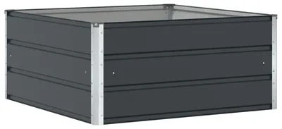 Obrázek produktu pro vidaXL Květináč antracitový 100 x 100 x 45 cm ocel