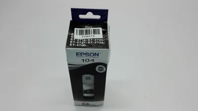 Produktbild von Epson 104 EcoTank Black ink bottle, Original, Schwarz, Epson, EcoTank ET-4700 EcoTank ET-2726 EcoTank ET-2720 EcoTank ET-2715 EcoTank ET-2714 EcoTank ET-2712..., 65 ml, Tintenstrahl