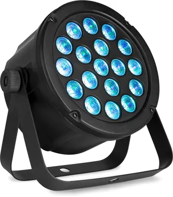 Produktbild von BeamZ SlimPAR45, Disco-Strahler, Schwarz, LED, LED, 18 Lampen, 3 W
