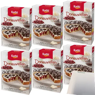 Produktbild von Kathi Backmischung für Donauwellen 6er Pack (6x490g Packung) + usy Block