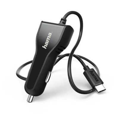 Produktbild von Hama Kfz-Ladegerät, USB Type-C, Power Delivery (PD), 3A, Schwarz