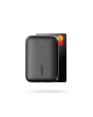 Produktbild von AUKEY PB-N83 Mini Powerbank USB C Prenosná nabíjačka čierna 10000mAh