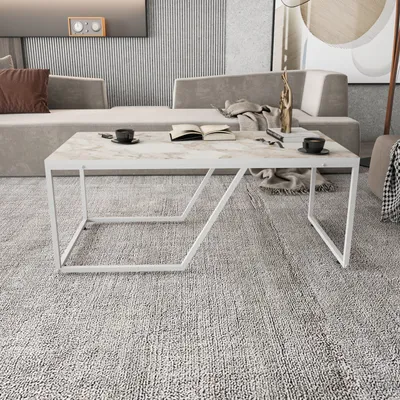 Produktbild von Skye Decor, Wendy - White, Couchtisch, Weiß, 100 % MELAMINBESCHICHTETE SPANPLATTEN, 120 x 60 x 48 cm