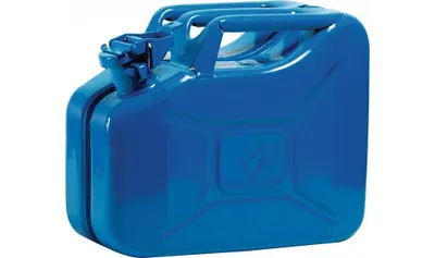 Produktbild von Kraftstoffkanister 10 l Signalblau RAL 5005 Stahlblech 0,9 mm L345xB165xH275mm