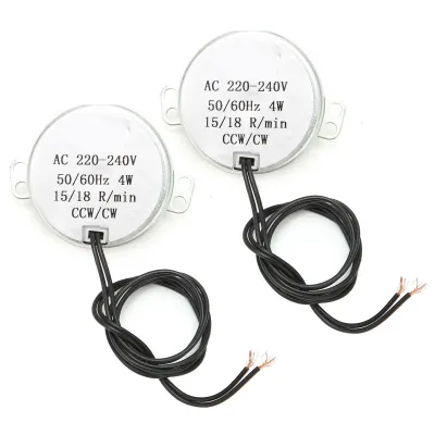 Zdjęcie produktu dla Silnik prądu przemiennego, silnik synchroniczny, silnik CCW/CW, mini silnik elektryczny, silnik synchroniczny prądu przemiennego, części przekładni maszynowej