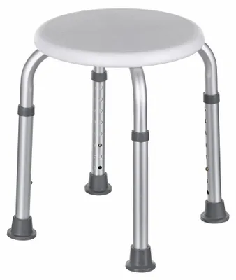 Produktbild von Runder Duschhocker aus Aluminium