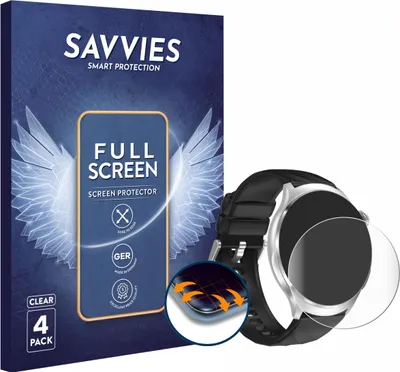 Produktbild von 4x Savvies Fullscreen Schutzfolie für Knauermann Pro 4 2026 Displayschutz Folie Fullcover Klar Transparent