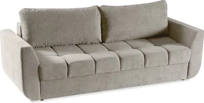 Produktbild von BETTSO Schlafsofa Sofa mit Bettkasten und Schlaffunktion Wohnsofa Komfortsofa Ecksofa Dreisitzer-Sofa Ecru