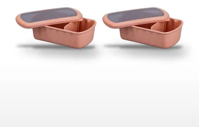Image de Lot de 2 boîtes à lunch 1 L avec 2 ustensiles de cuisine Fackelmann Storage