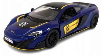 Produktbild von Kinsmart McLaren 675LT Metall Modellauto 1:36 Blau