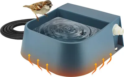 Produktbild von Beheizter Haustier-Wassernapf 2L –Haustier-Wasserbrunnen Anti-Frost, Automat. Nachfüllung & 35W