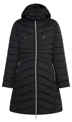 Image de Manteau matelassé Mutha pour femme - noir, L