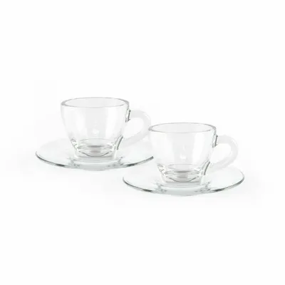 Produktbild von Bialetti Moka-Tassen Set Glas ISTITUZIONALE 2 Tassen