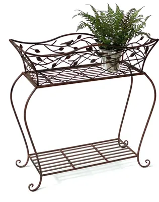 Immagine prodotto di DanDiBo Portafiori con Cesto Portafiori Marrone 75 cm 93980 L Portafiori Moderno Portafiori Scaffale per Piante