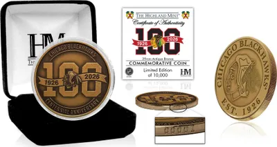 Produktbild von Chicago Blackhawks NHL 100th Anniversary Münze Antique