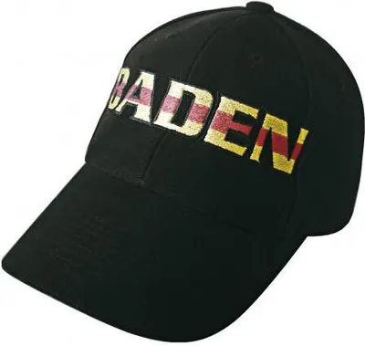 Produktbild von Baseballcap mit Stick - Baden - 68944 schwarz