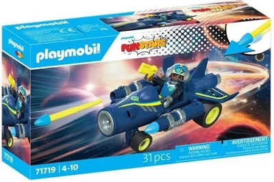 Produktbild von PLAYMOBIL 71719 Funstars Raumschiff-Kart, 31 Teile, ab 4 Jahren