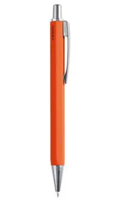Produktbild von Kugelschreiber glänzend neon orange