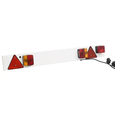 Image de vidaXL Lampe pour remorque rouge 115x7x14 cm 12V Lampe classique