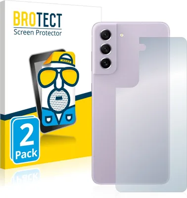 Produktbild von 2x BROTECT Schutzfolie für Samsung Galaxy S21 FE 5G (Rückseite) Displayschutz Displayschutzfolie Folie Matt Entspiegelungsfolie