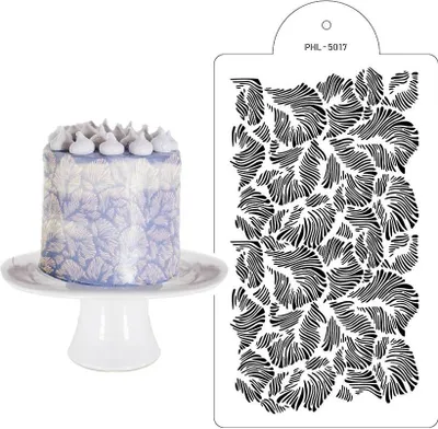 Obrázok produktu pre Stencil šablóna pierka 40x21cm - Cakesicq