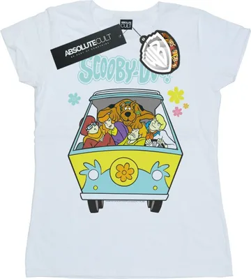Produktbild von Scooby Doo - "Mystery Machine" T-Shirt für Damen BI50026 (XL) (Weiß)