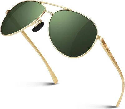 Produktbild von CGID Sonnenbrille Herren Pilotenbrille Polarisiert UV400 Schutz Al-Mg Rahmen