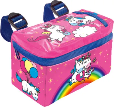 Produktbild von Bike Fashion Lenkertasche Einhorn pink mit Motiv Größe 18x10x8 cm