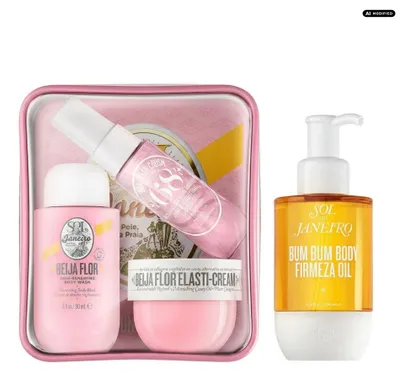 Produktbild von Sol de Janeiro Beija Flor Jet Set und Bum Bum Body Oil Pflege Duo