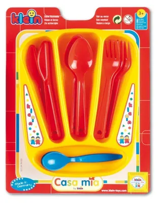 Obrázek produktu pro Sada nádobí Casa Mia, vystavená na kartičce, kuchyňská hračka, vhodné od 3 let