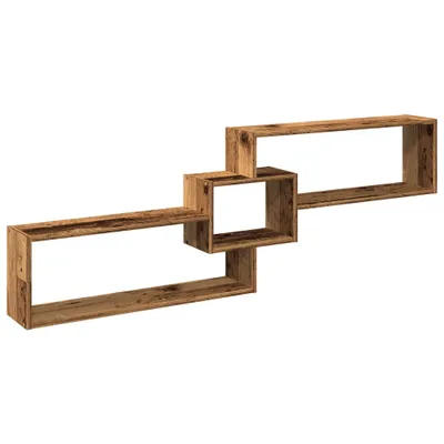 Produktbild von vidaXL Wandschrank 158x18x53 cm Altholz-Optik Holzwerkstoff