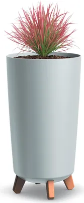 Produktbild von Gracia Tubus Slim DGTL200 Blumentopf - Hellgrau