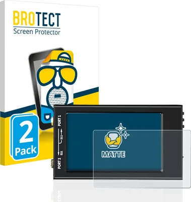 Produktbild von 2x BROTECT Schutzfolie für SDRGEEK NanoVNA-F V2 Displayschutz Displayschutzfolie Folie Matt Entspiegelungsfolie