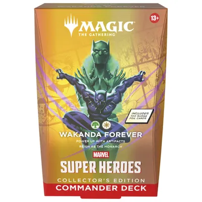 Produktbild von Magic: The Gathering - Marvel Super Heroes Collector Commander Deck Wakanda Forever - EN