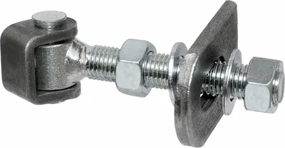Produktbild von Torangel einstellbar Torband Torscharnier 130 M20 Hängscharnier Anschweißplatte