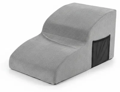 Produktbild von InAndOutdoorMatch - Hundetreppe - 2 Stufen - Grau - Corduroy, KI-generiertes Bild