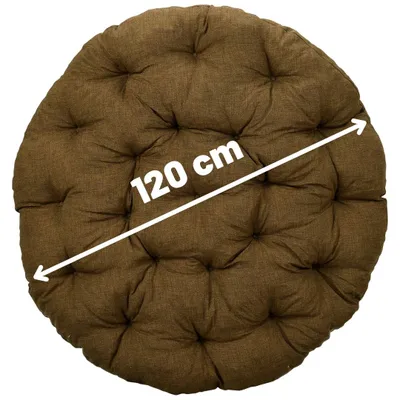 Zdjęcie produktu dla AMPO poduszka na fotel papasan kosz wiszący kokon 120cm