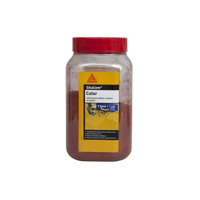 Produktbild von SIKA SikaCem Color Zement-, Kalk- und Gipspulverfarbe - Rot - 800g
